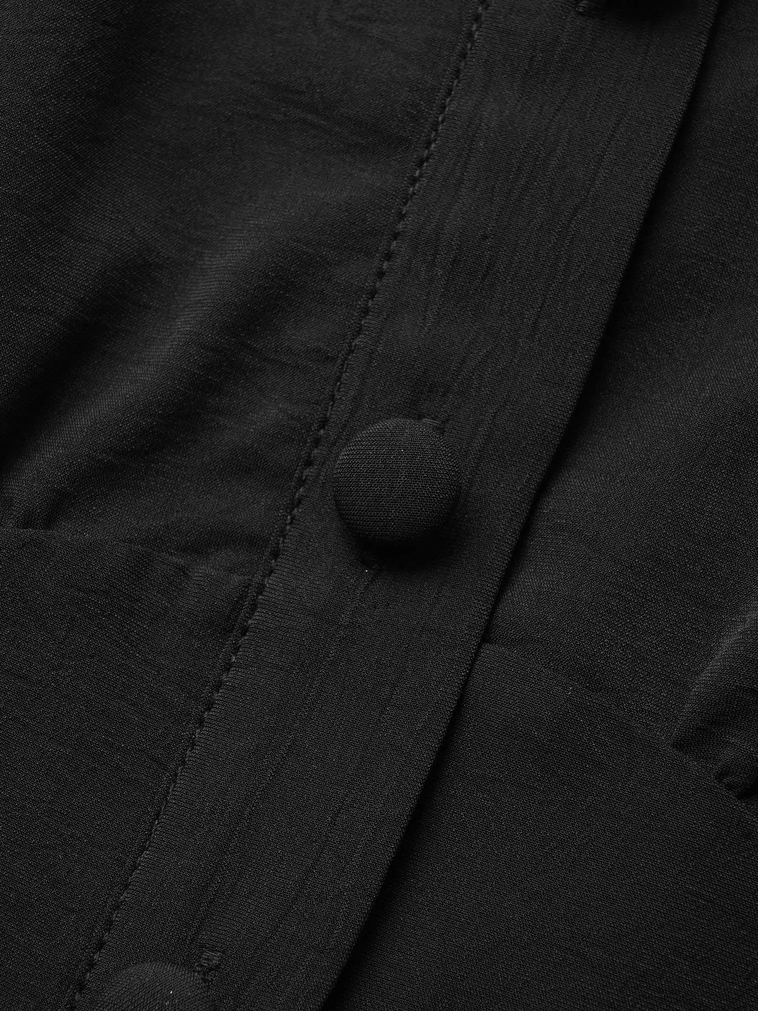 Square Neck Guipure Lace Ruffle Sleeve Dress sold by Bloomchic product image thumbnail 5