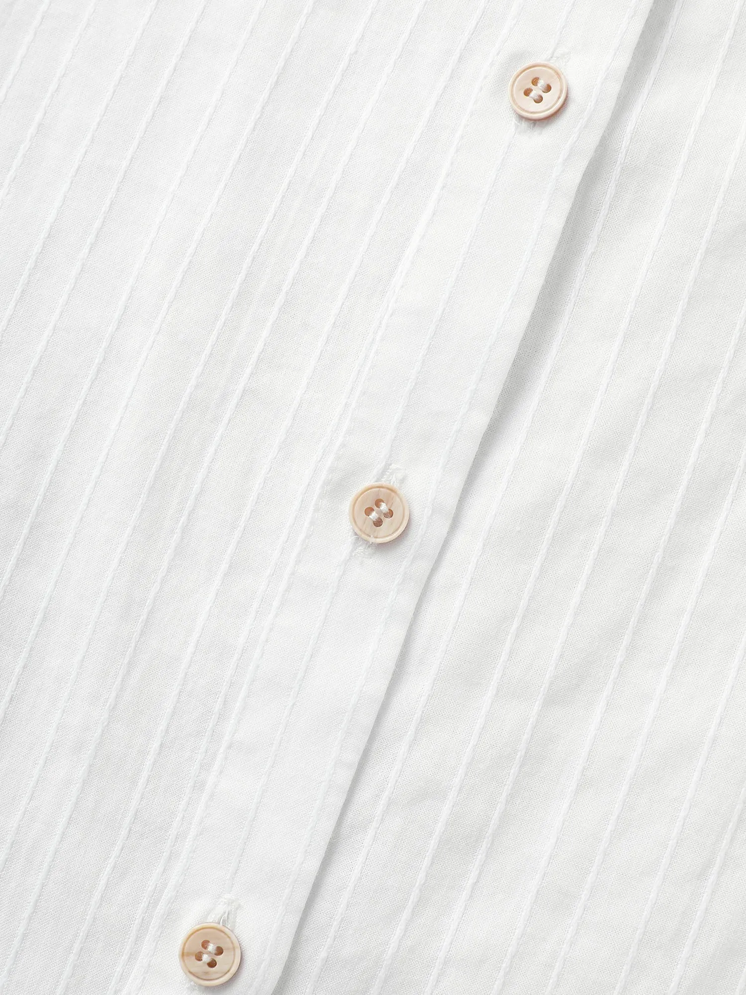 Texture Shirt Collar Drop Shoulder Sleeve Blouse sold by Bloomchic product image thumbnail 5