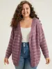 Contrast Drop Shoulder Button Through Cardigan sold by Bloomchic