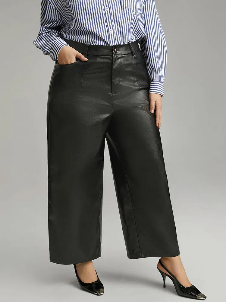 PU Wide Leg Pocket Pants sold by Bloomchic product image thumbnail 3
