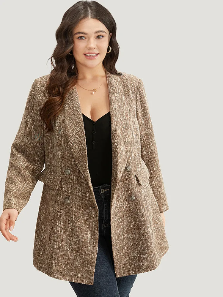 Lapel Collar Pocket Button Up Blazer sold by Bloomchic product image thumbnail 2