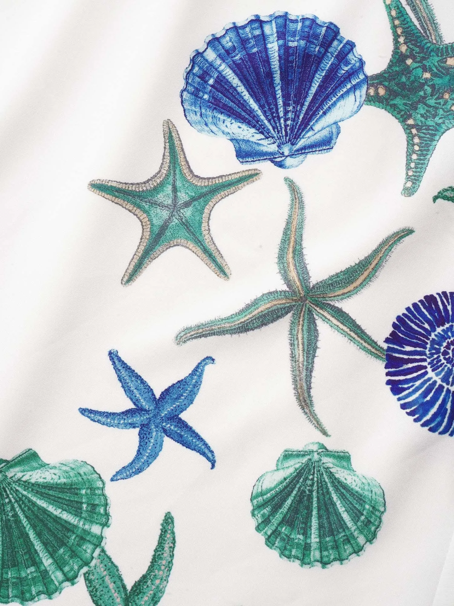 Heart Neckline Marine Elements Gathered Dress sold by Bloomchic product image thumbnail 5