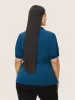 Solid Suit Collar Pleated Puff Sleeve Blouse sold by Bloomchic
