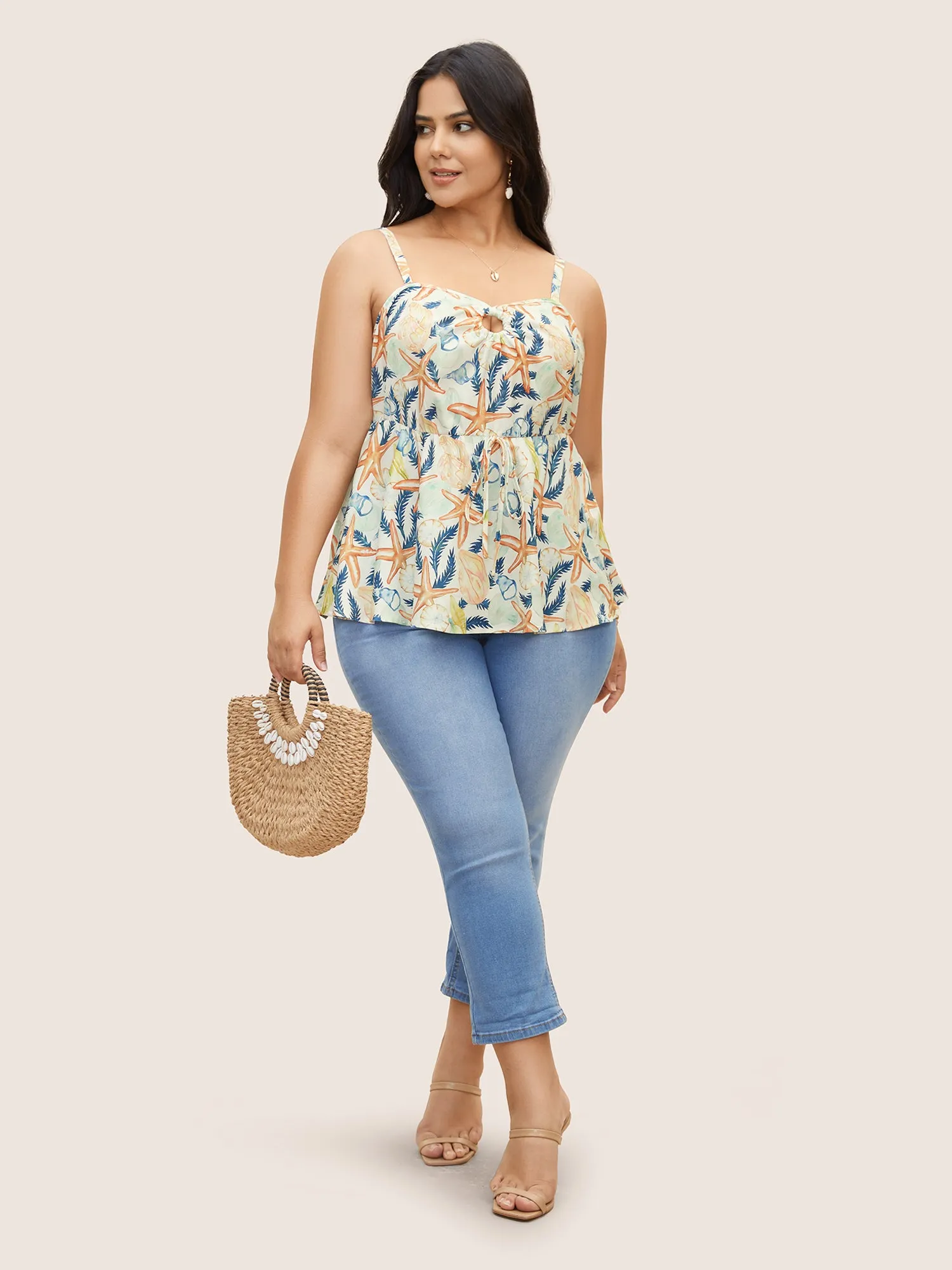 Marine Elements Keyhole Ties Cami Top sold by Bloomchic product image thumbnail 2