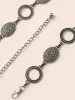 Rodeo Asymmetrical Patterned Metal Belt sold by Bloomchic