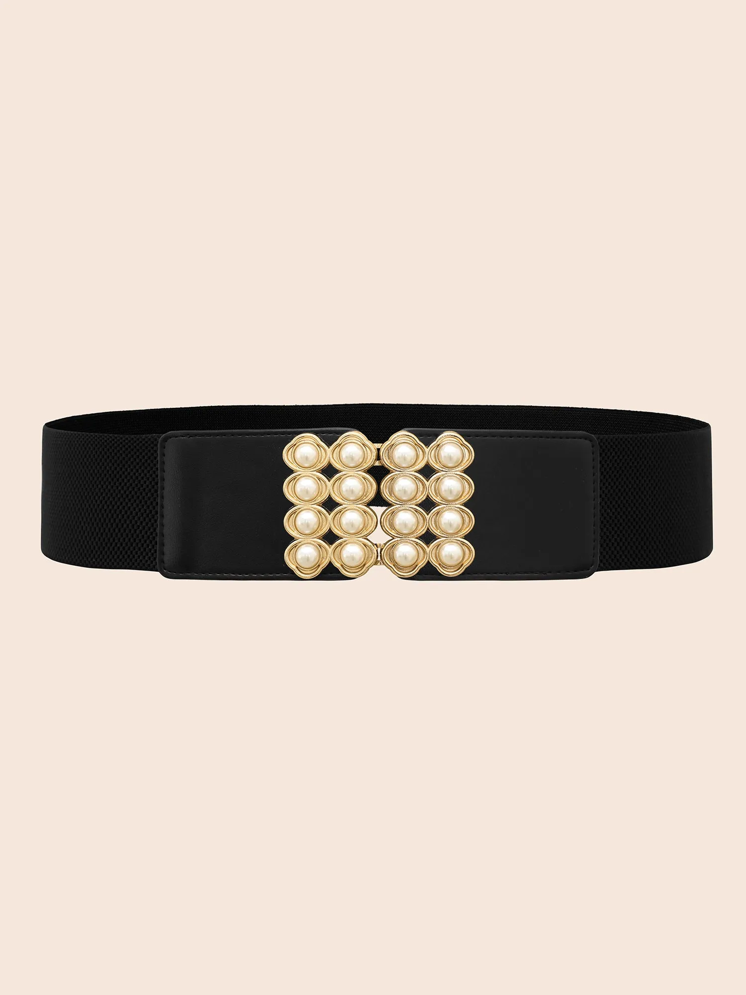 Pearl Decor Waist Wide Belt sold by Bloomchic product image thumbnail 2