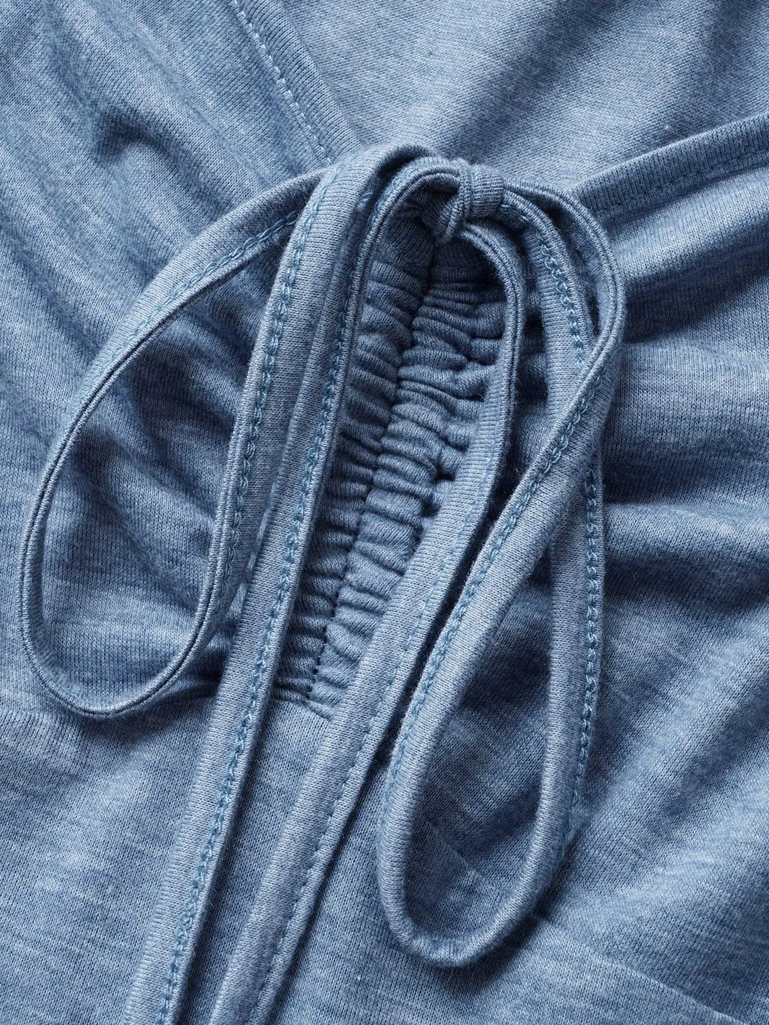 Solid Ruffle Layered Hem Drawstring Cami Dress sold by Bloomchic product image thumbnail 5