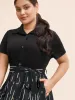 Striped Patchwork Button Detail Belted Dress sold by Bloomchic