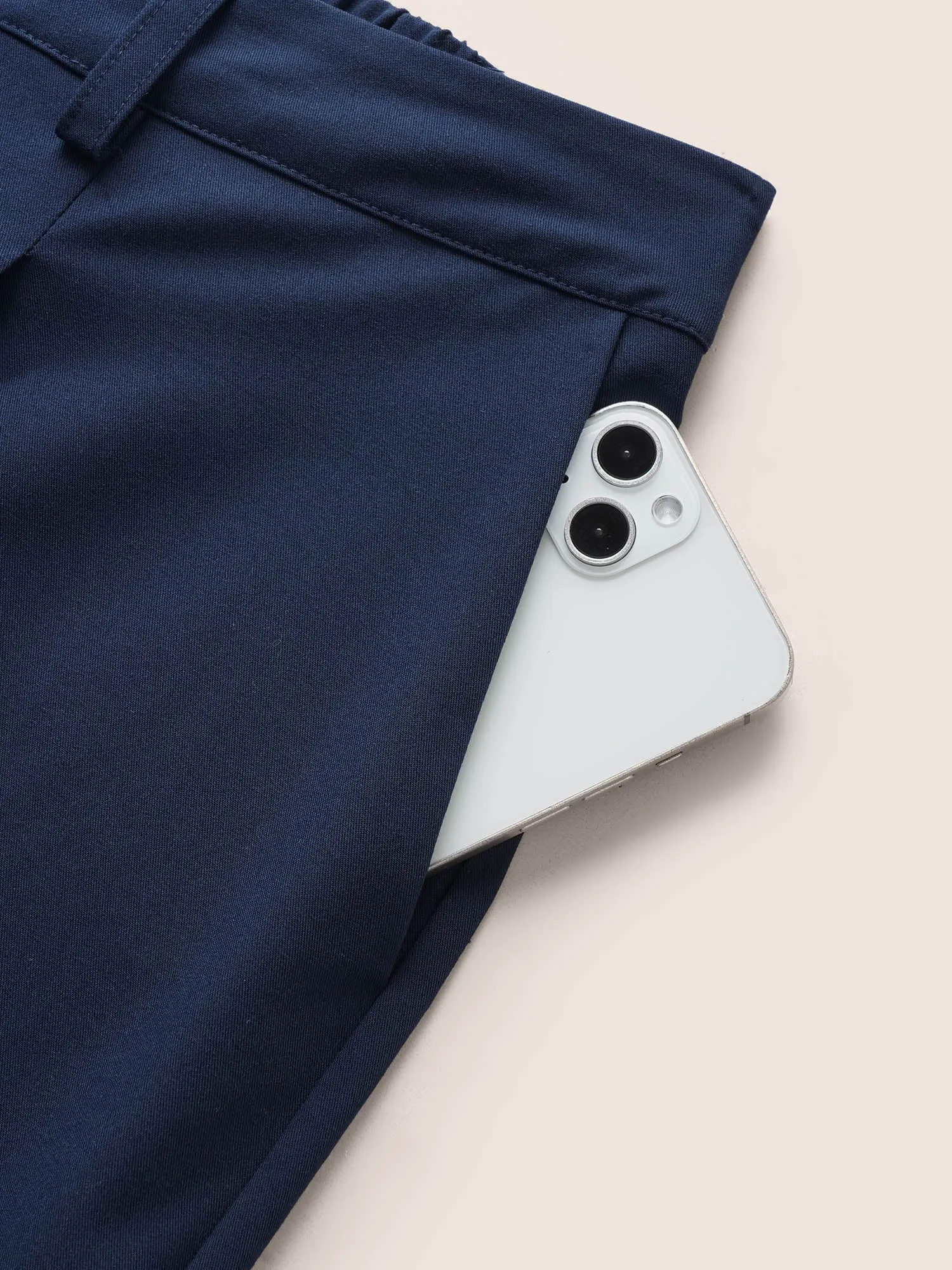 Plain Pleated Pocket High Rise Pants sold by Bloomchic product image thumbnail 5