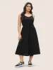 Supersoft Essentials Solid Tie Knot Cami Dress sold by Bloomchic