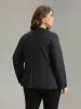 Floral Embroidered Hook Buckle Pocket Blazer sold by Bloomchic