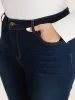 Straight Leg Pocket Dark Wash Jeans sold by Bloomchic