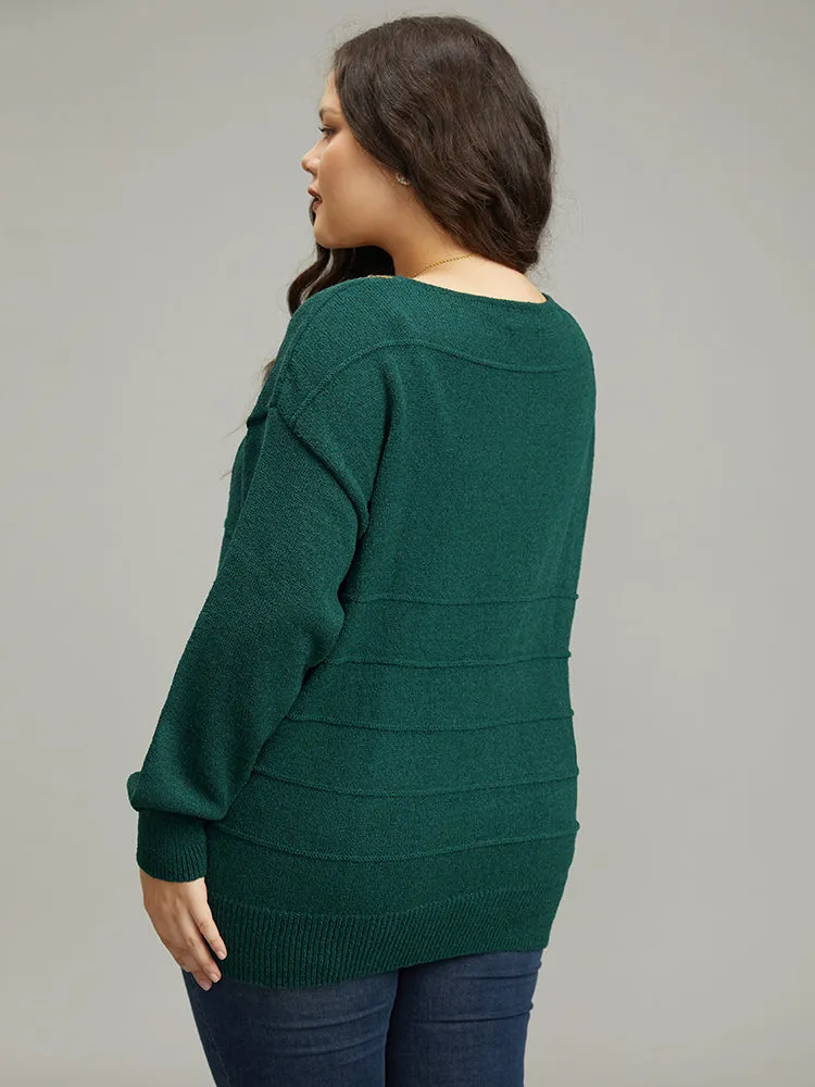 Bandana Embroidered Drop Shoulder Elastic Cuffs Pullover sold by Bloomchic product image thumbnail 2