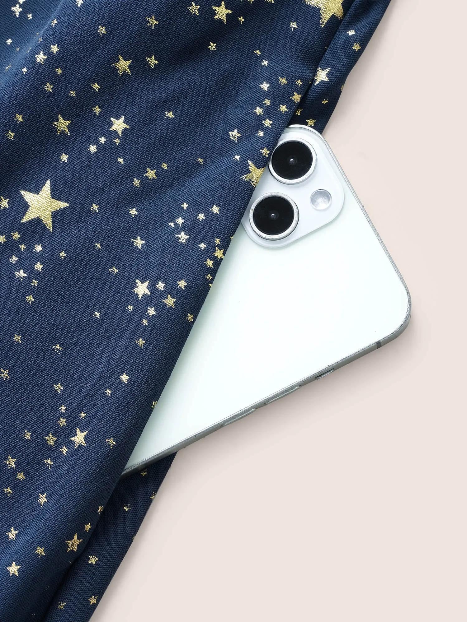 Glitter Star Split Sleeve Midi Dress sold by Bloomchic product image thumbnail 5