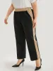 Two Tone Elastic Waist Pocket Pants sold by Bloomchic