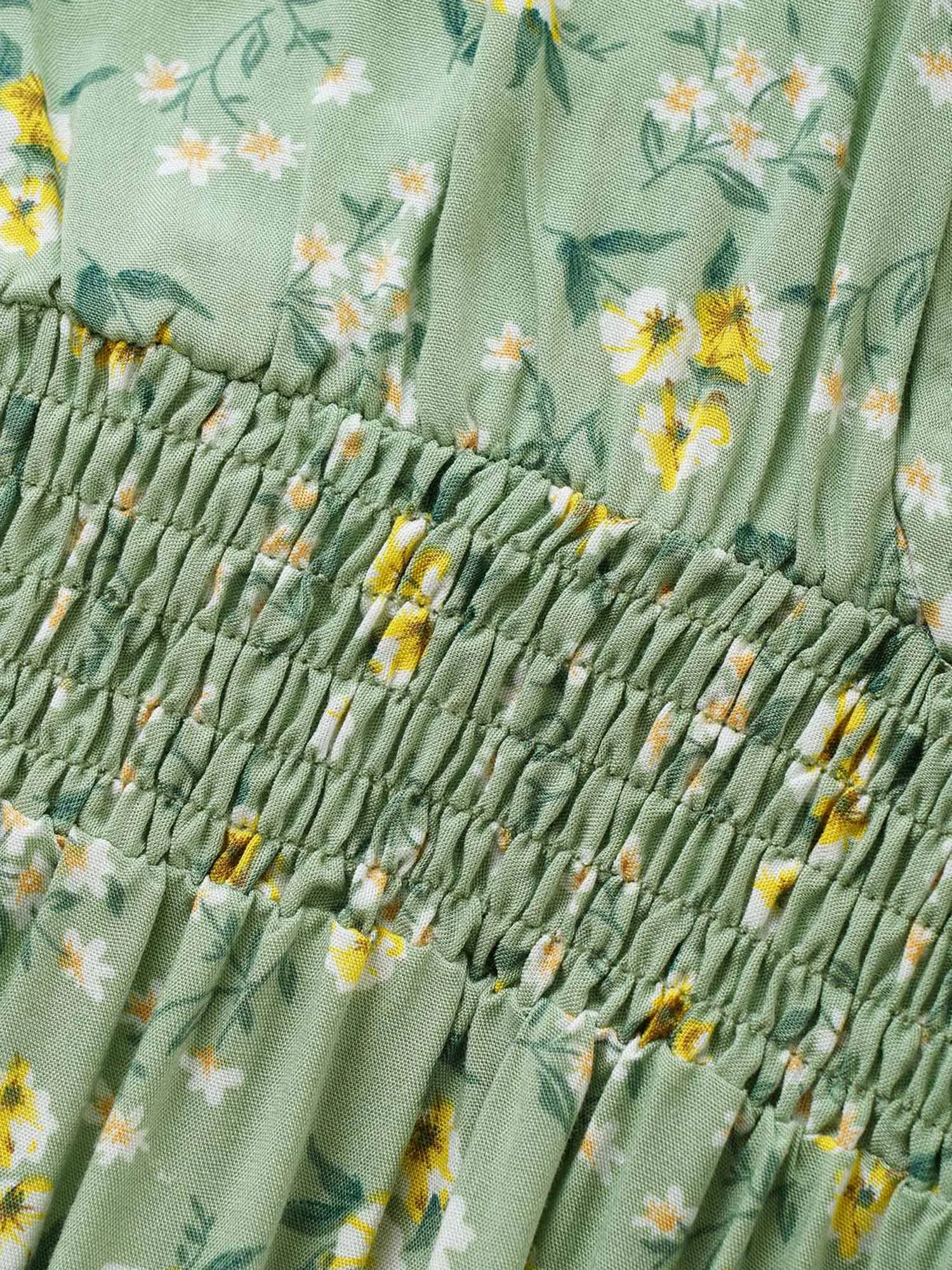 Supersoft Essentials Ditsy Floral Wrap Shirred Dress sold by Bloomchic product image thumbnail 5