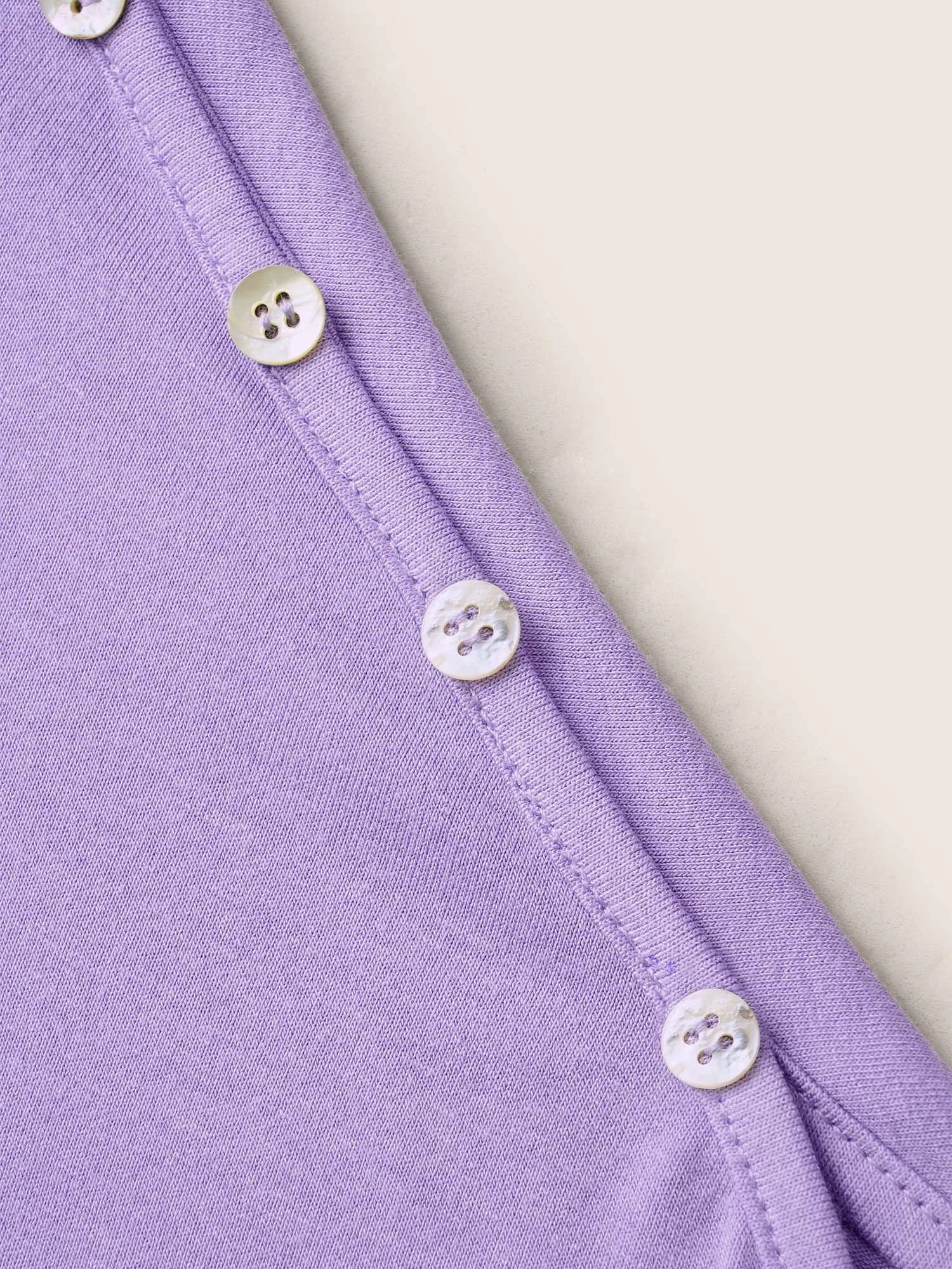 Solid Gathered Button Detail T-shirt sold by Bloomchic product image thumbnail 5