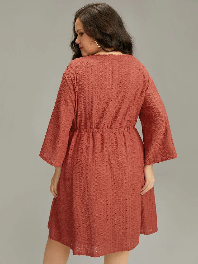 Broderie Anglaise Button Through Pocket Dress sold by Bloomchic product image thumbnail 4