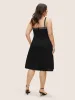 Rhinestone Detail Pocket Adjustable Straps Dress sold by Bloomchic