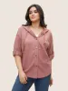Plain Waffle Knit Drawstring Tab Sleeve Jacket sold by Bloomchic