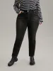Full Length High Rise Black Wash Jeans sold by Bloomchic