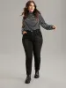 Full Length High Rise Black Wash Jeans sold by Bloomchic