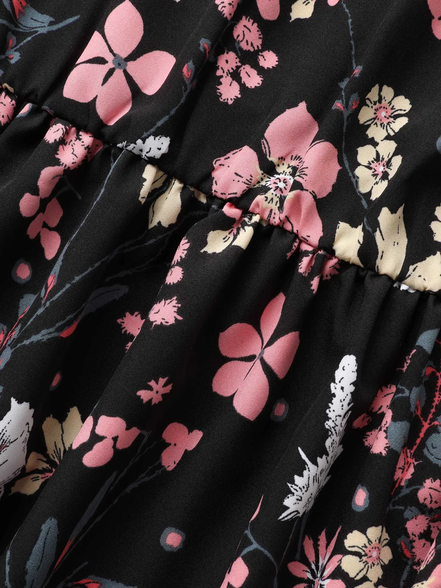 Floral Halter Neck Ruffle Hem Dress sold by Bloomchic product image thumbnail 5