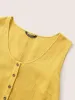 Solid Textured Scoop Neck Patched Pocket Jumpsuit sold by Bloomchic