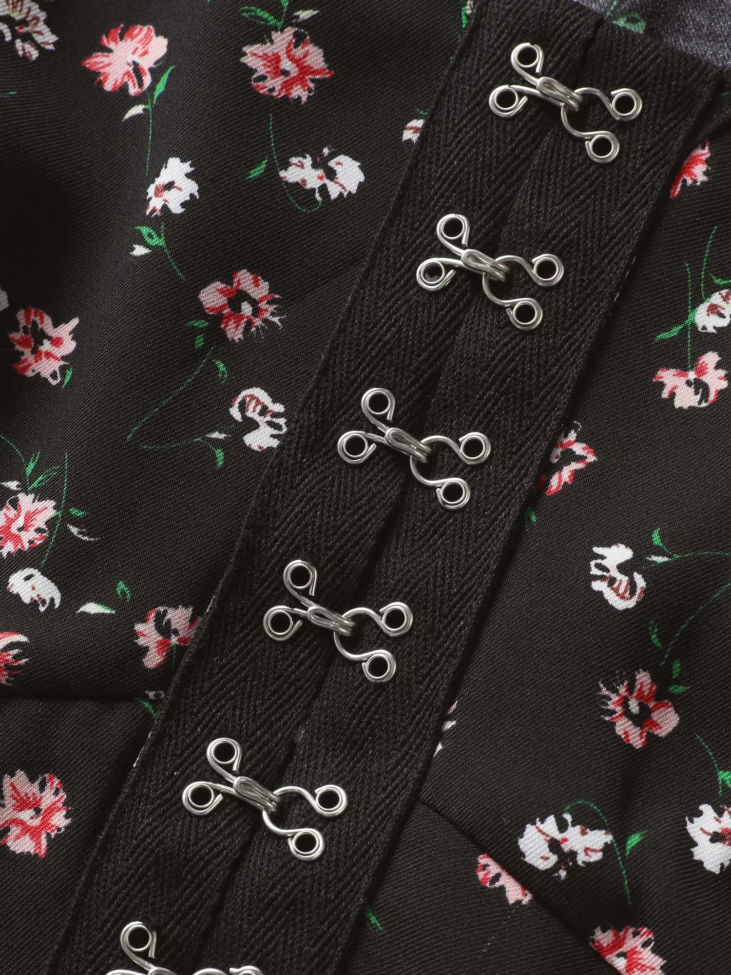 V Neck Ditsy Floral Buckle Detail Tank Top sold by Bloomchic product image thumbnail 5