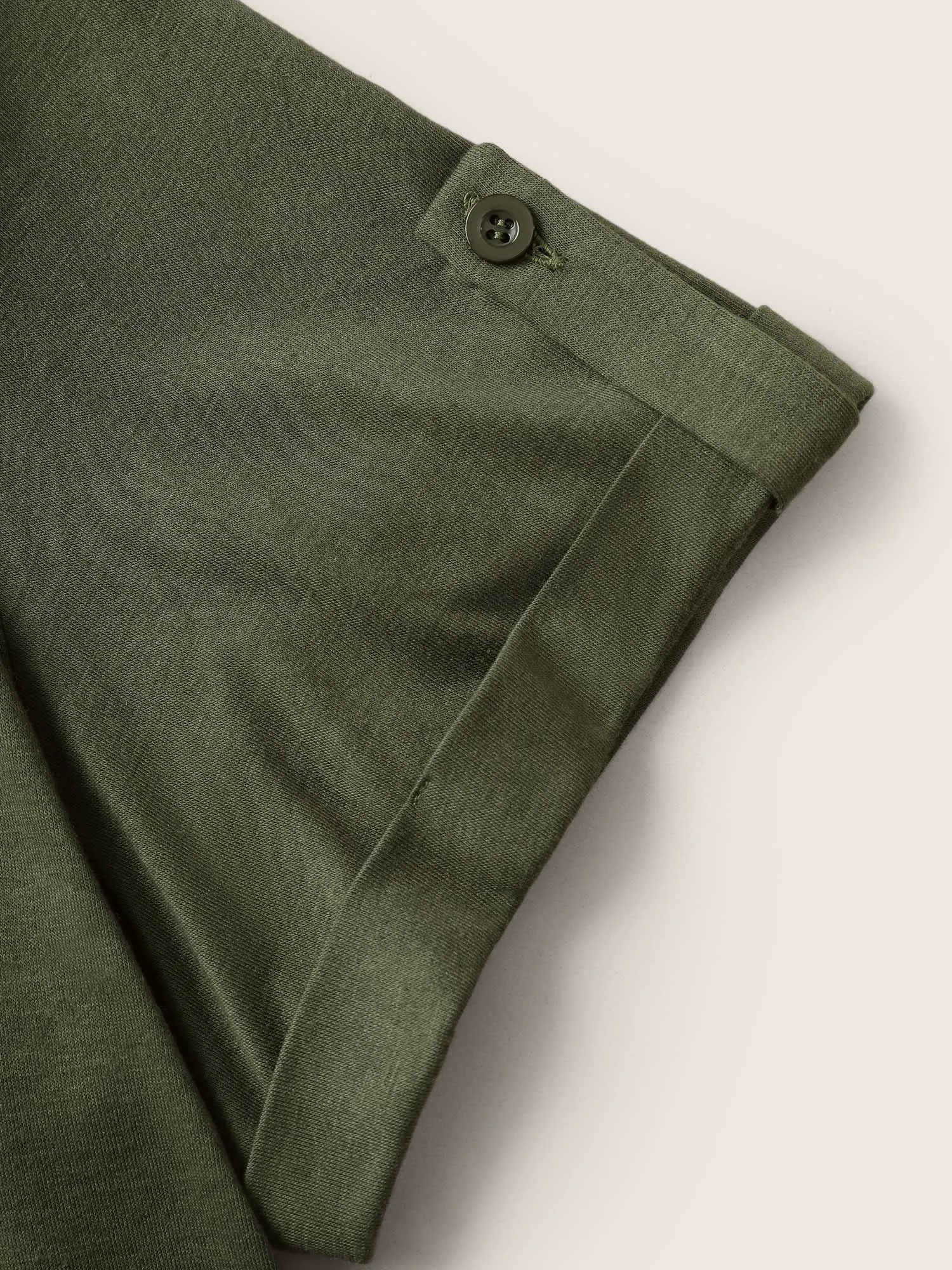 V Neck Solid Tab Sleeve T-shirt sold by Bloomchic product image thumbnail 5