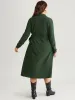 Plisse Surplice Neck Bowknot Side Wrap Hem Dress sold by Bloomchic