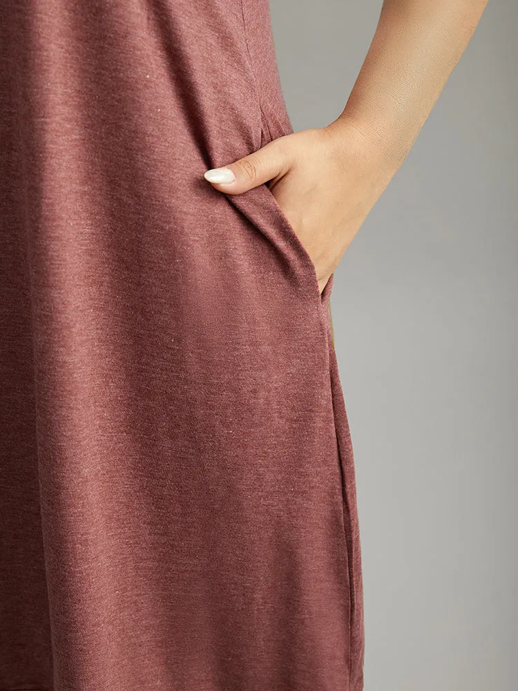 Solid Guipure Lace Pocket Cami Sleep Dress sold by Bloomchic product image thumbnail 5