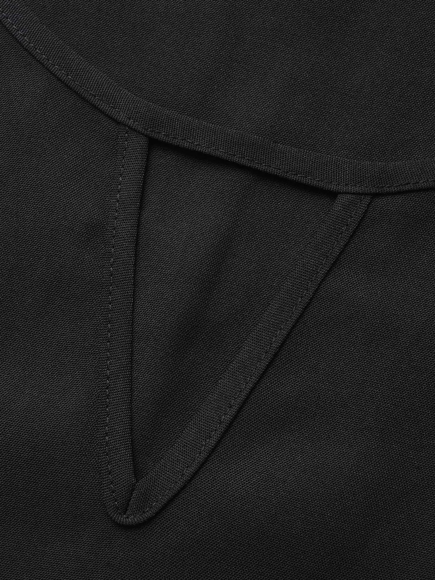 Polka Dot Contrast Patchwork Keyhole Dress sold by Bloomchic product image thumbnail 5