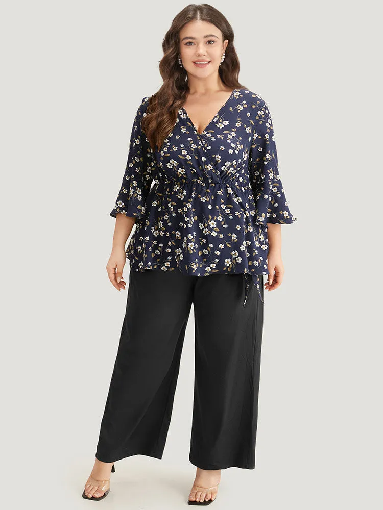 Wide leg Belted Woven Pants sold by Bloomchic product image thumbnail 2