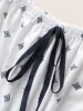 Bandana Geometric Print Ties Sleep Bottoms sold by Bloomchic