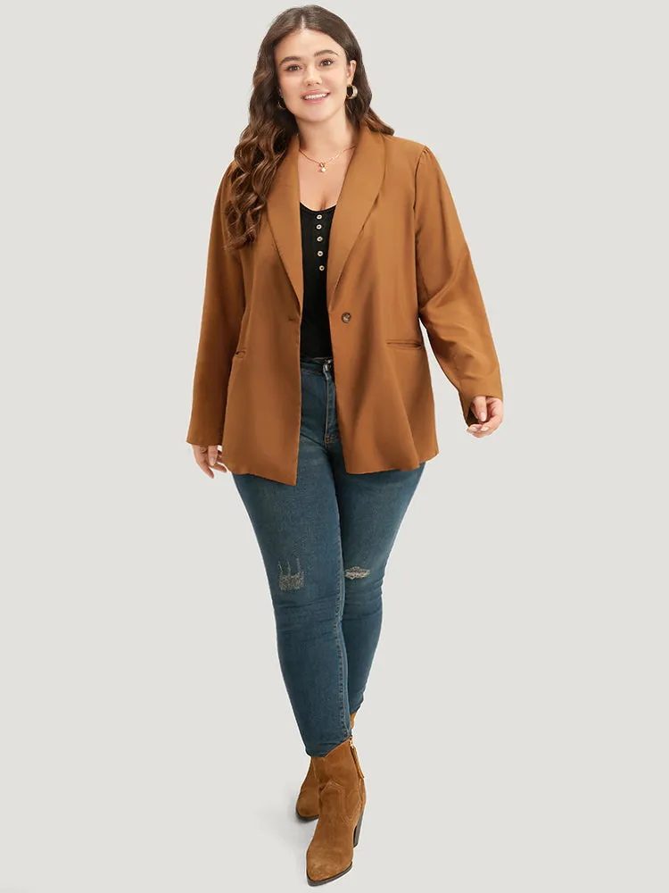 Halloween Plain Lapel Collar Patched Pocket Blazer sold by Bloomchic product image thumbnail 4