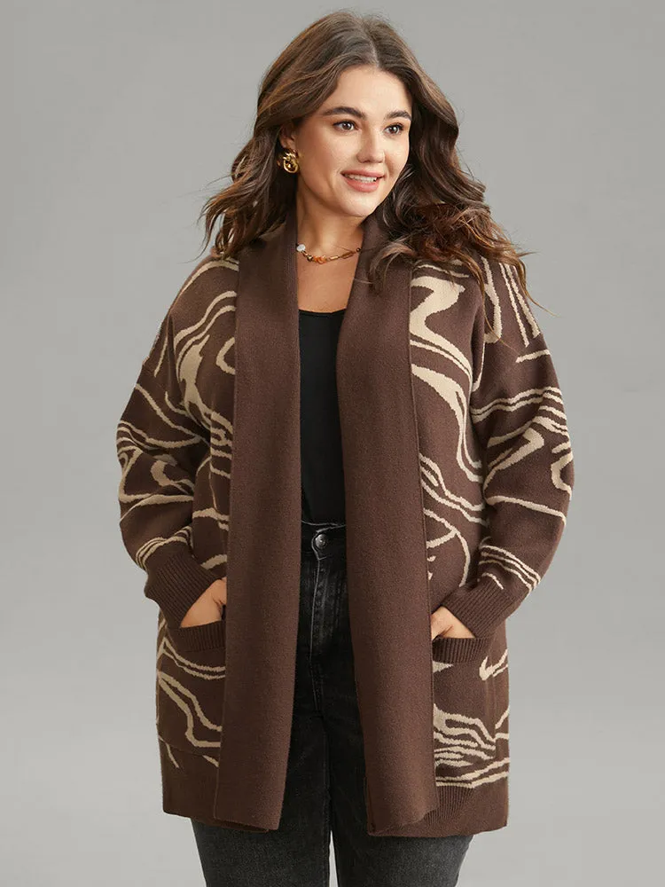 Supersoft Essentials Water Ripple Pocket Cardigan sold by Bloomchic