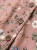 Ditsy Floral Belted Lantern Sleeve Button Up Dress sold by Bloomchic
