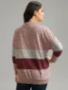 Heather Colorblock Long Sleeve Sweatshirt sold by Bloomchic