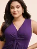 Supersoft Essentials Plain V Neck Twist Front Tank Top sold by Bloomchic