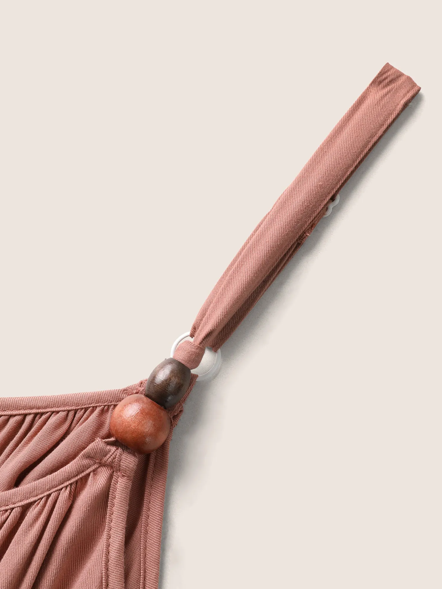 Solid Ruffle Layered Hem Cami Dress sold by Bloomchic product image thumbnail 5