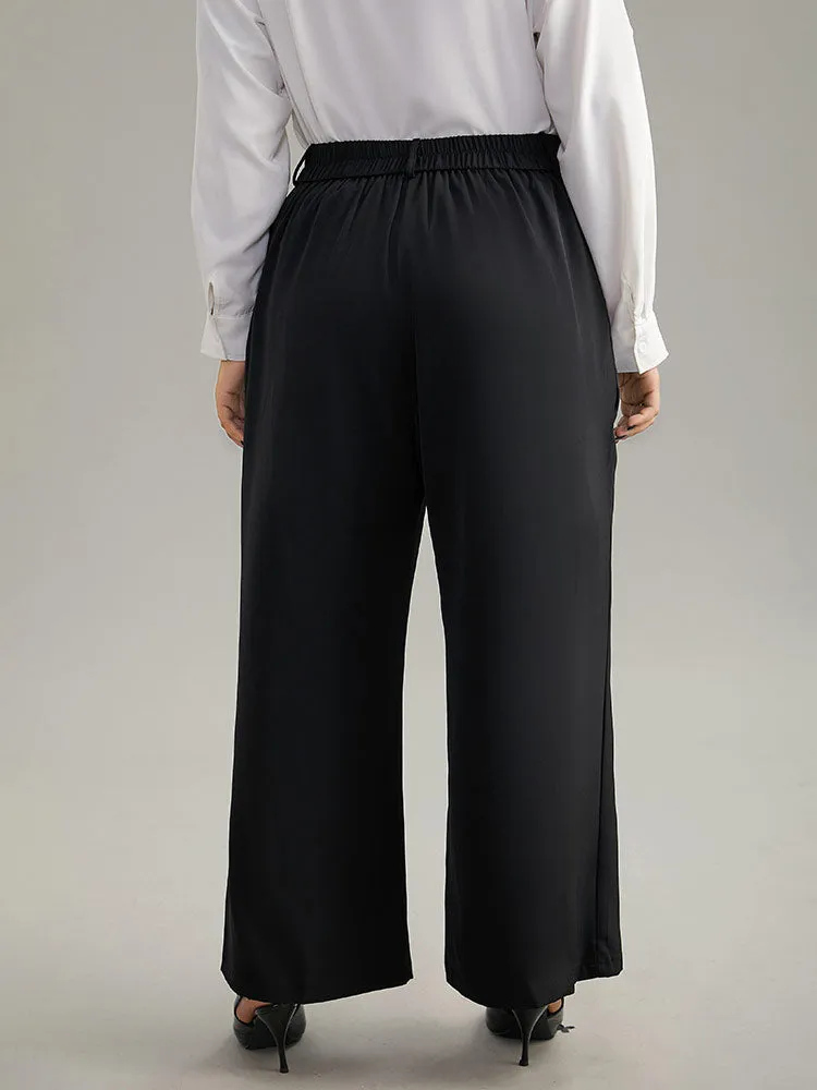Static-Free Plain Pocket Wide Leg Pants sold by Bloomchic product image thumbnail 2