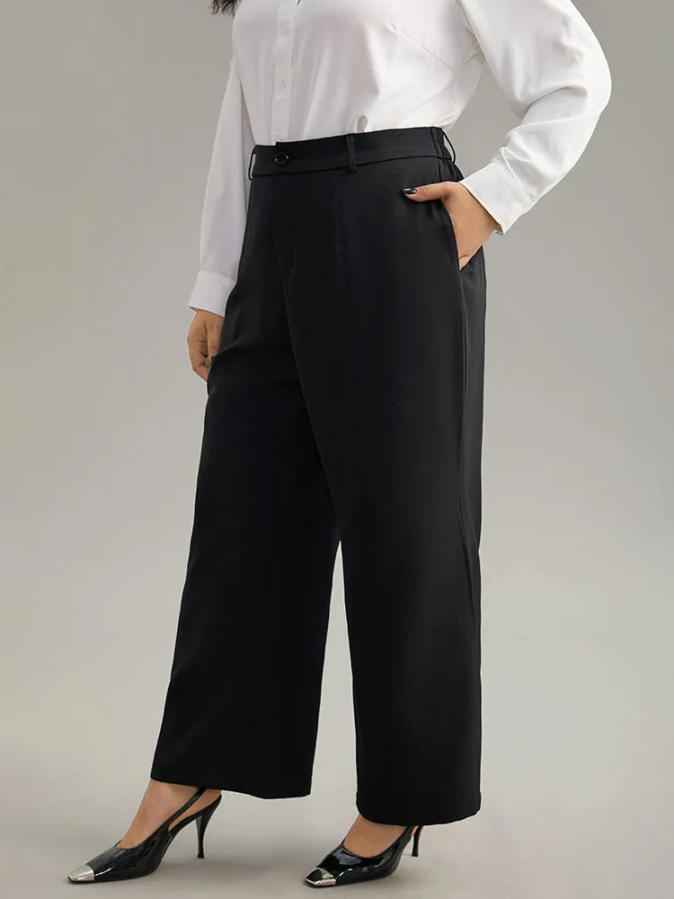 Static-Free Plain Pocket Wide Leg Pants sold by Bloomchic product image thumbnail 3