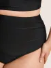 Plain Ruched High Rise Swim Bottom sold by Bloomchic