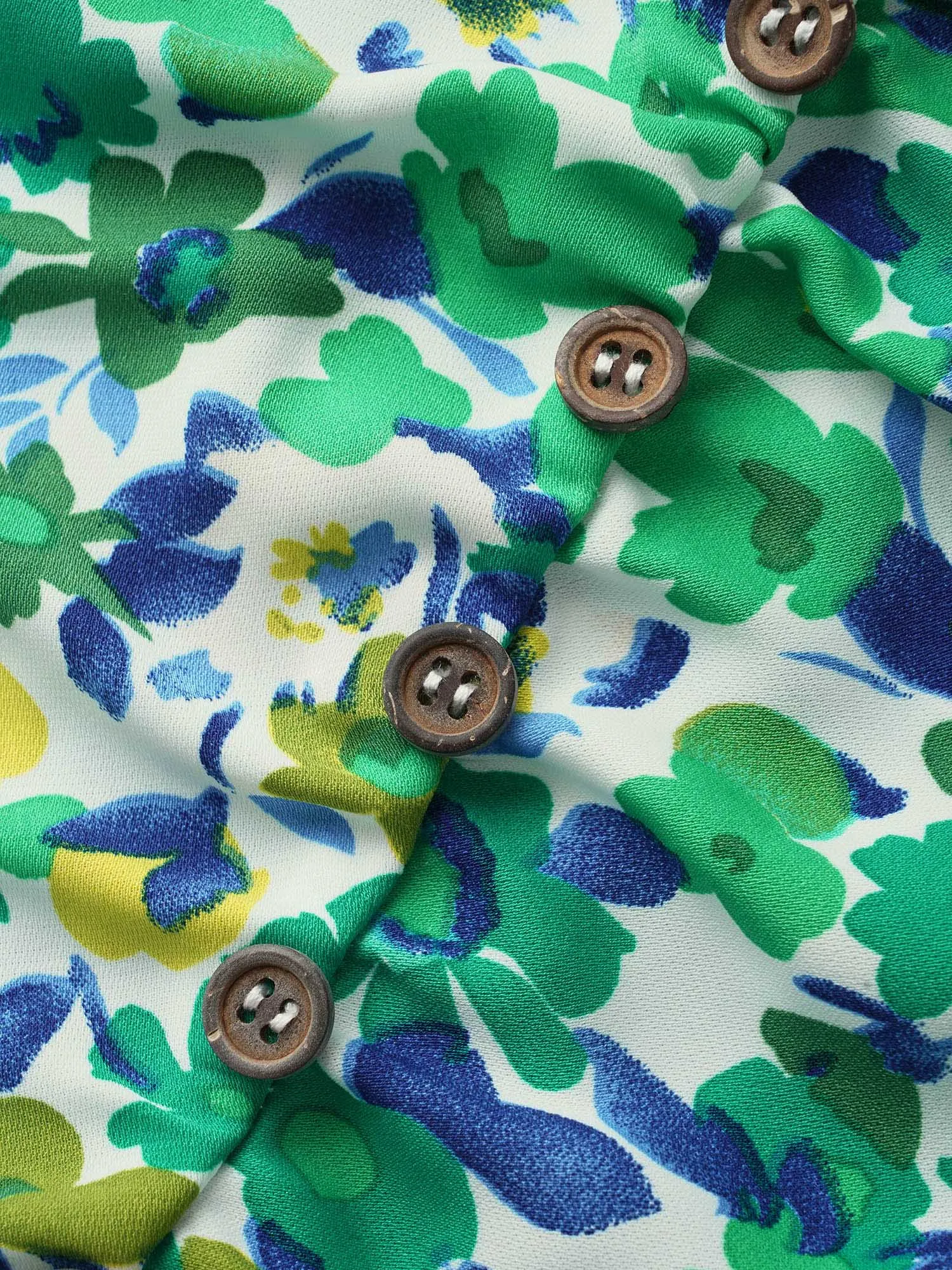 Floral Button Detail Petal Sleeve Maxi Dress sold by Bloomchic product image thumbnail 5