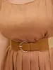 Woven Buckle Elastic Waist Belt sold by Bloomchic