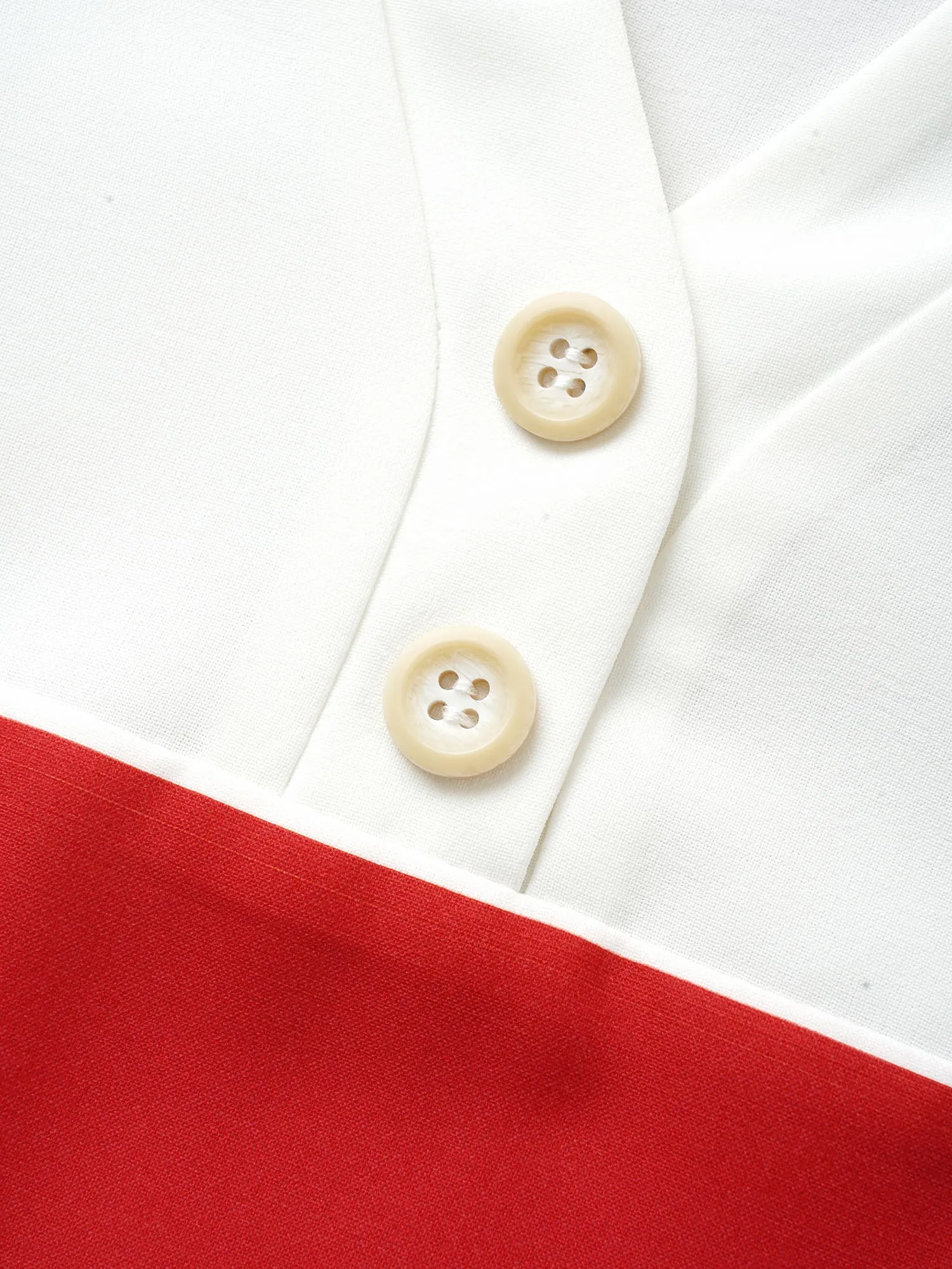 Striped Contrast Shirt Collar Batwing Sleeve Blouse sold by Bloomchic product image thumbnail 5