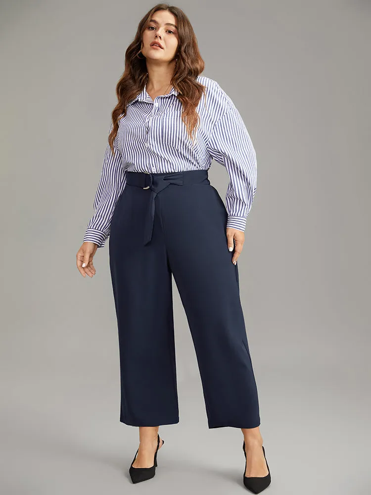 Plain Buckle Detail Bowknot Pocket Pants sold by Bloomchic product image thumbnail 4