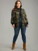 Plaid Flap Pocket Zipper Fly Jacket sold by Bloomchic