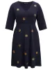 Snowflake Sequin Embroidered Pocket Dress sold by Bloomchic